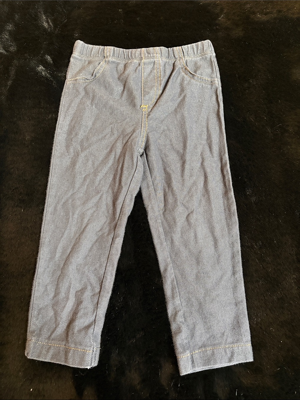 Carter's Navy Elastic-Waist Chino Pants